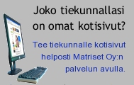 Kotisivupalvelu - Kotisivut tiekunnille
